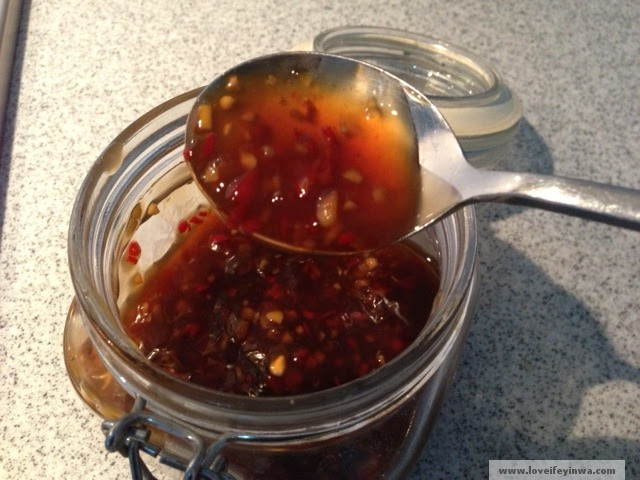 Homemade Sweet Chilli Sauce